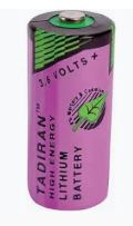 3.6V 1650mAh LITHIUM TADIRAN 1/2AA