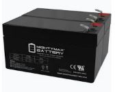 Mighty Max Battery 12V1.3Ah SLA Battery  - 2 Pack