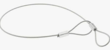 STAINLESS TETHER 3/64 X 12 SS COATED TYPE 3 (313596)