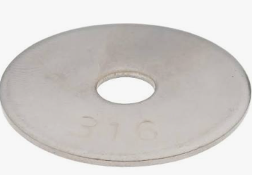 FENDER WASHER 1/2 X 1-1/4 ZINC, 2980/CTN