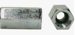 COUPLING NUT 3/4-10 X 2.25, ZINC, 139340