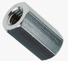 COUPLING NUT 7/8-9, ZINC, 139343