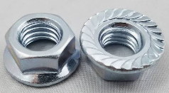 FLANGE NUT W/ SERR 7/16-14 CASE HARDENED 137561 1200/CTN