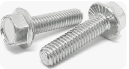 FLANGE BOLT HWH 5/16-18 X 1-1/4 W/ SERR, GR.5, ZINC, 1,350/CTN, 137582