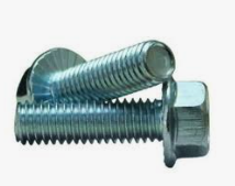 FLANGE BOLT 3/8-16 X 1/2 ZINC, W SERRATIONS, GR. 5, 137569