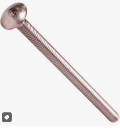 CARR BOLT 1/4-20 X 2 GR 2 ZINC  2M/BX