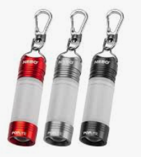 POPLITE RED, BLACK, SILVER 3 LIGHT MODES 100 LUX, 20 LUMENS FLOOD LIGHT, 20 LUMENS LANTERN