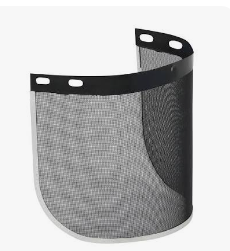 BOUTON FACESHIELD WIRE MESH 8"X15.5" BLACK 251-01-7701