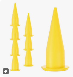 TIPS FOR SAUSAGE PACKS YELLOW CONE