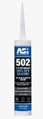 502 SILICONE CLEAR 10.2 OZ CART., 24/CS  #326576 / 203037