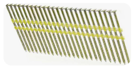 FP102120SE FULL HEAD NAIL PLASTIC STRIP .121X3" SCREW 4M/CTN