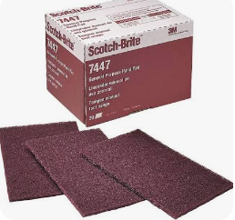 07447 6" "X9" SCTCH BRT PAD MAR. GP 20/BOX SU1058SP BOX