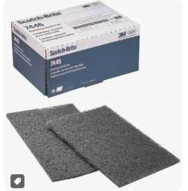 7446 6" "X9" SCOTCH BRT GRAY 10/BX, 4B/CS (04051) SU1070SP BOX
