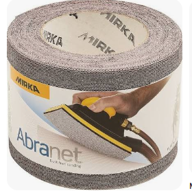 MIRKA  ABRANET 4.5" X 25 YD 5 ROLLS/CASE 9A-125-320