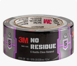 3M 2420 DUCT TAPE NO-RESIDUE, 1.88 X 20 YD, 12/CS, 73000819 (46902)