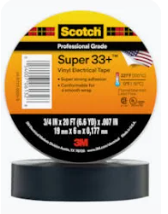 #29035 SUPER 33+ 3/4 X 76' ELECT TAPE, 10/CTN, 100/CS, (203049) 29035