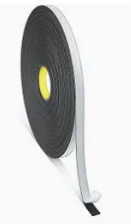V710 1/2" X 3/4" X 25 FT BLACK PVC FOAM TAPE 1 SIDE PSA 73583618