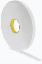 XLPE 1" X 1/8" X 50' FOAM TAPE WHITE P/N 203047, SP0291, 1050 FT/CTN