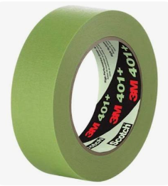 3M 401+ HP GREEN MASK TAPE 18MMX55M 48/CS (64760) ROLL