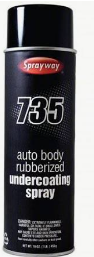 Sprayway SW 735 Undercoating, 16 Oz. Net Wt., 12/cs