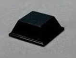 3M SJ5023 BLK BUMPON SQ, P/N 338493 (67388), 1M/CTN