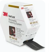 3MSJ3441 1" X 50 YDS BLACK DUAL LOCK (86229) 44726 ROLL