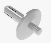SOUTHCO 10-12-706-13 DRIVE RIVET 3/16"" DIA ALUM FH .175 GRIP, 1-059461