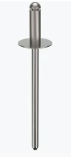 POP RIVET ALUMINUM ADA-05-06, 5/32 DIA., 7M/CTN