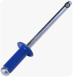 AD43ABS ALUM 1/8 DIA BLUE 73660140