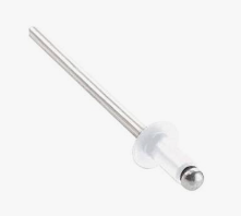 AD43ABS RIVET ALUM 1/8 DIA WHITE 73660340