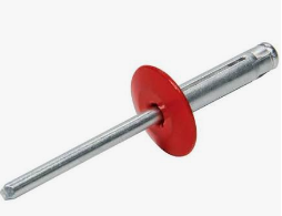 AD43ABS RIVET ALUM 1/8 DIA RED 73660440