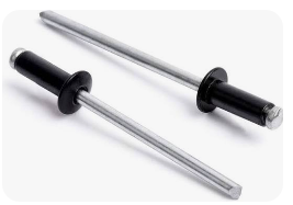AD42ABSLF RIVET ALUM 1/8 DIA 154 BLACK 10M/CTN