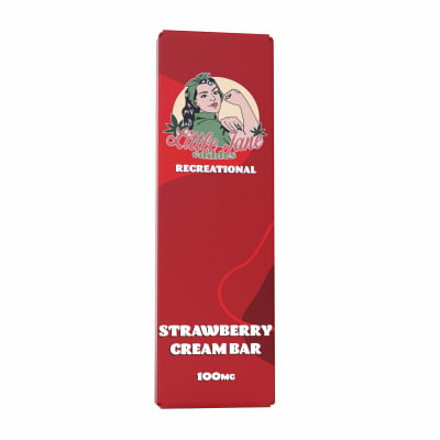 Strawberry Cream Bar 100mg