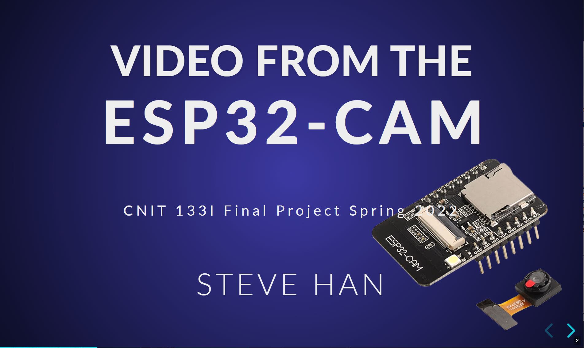Video from ESP32-CAM