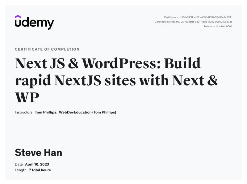 Next JS & WordPress: Build rapid NextJS sites with Next & WP