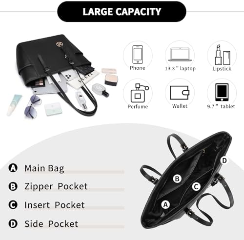 Vue 4 de Sac Cabas Fourre Tout