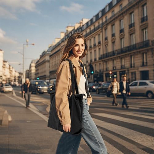 Vue 6 de Cabas Femme En Velours