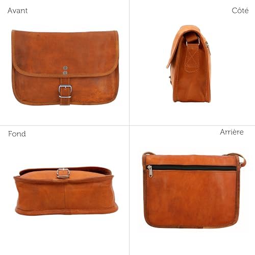 Vue 4 de Cuir Sac Main