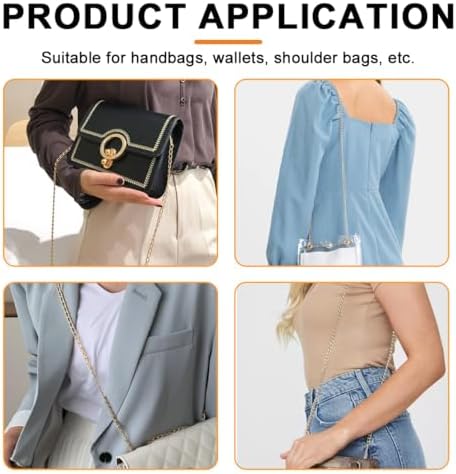 Vue 6 de Chain Purse Strap Metal