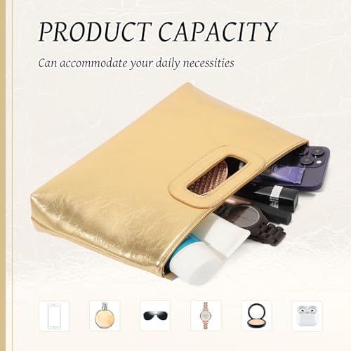 Vue 5 de Pochette En Cuir Femmes