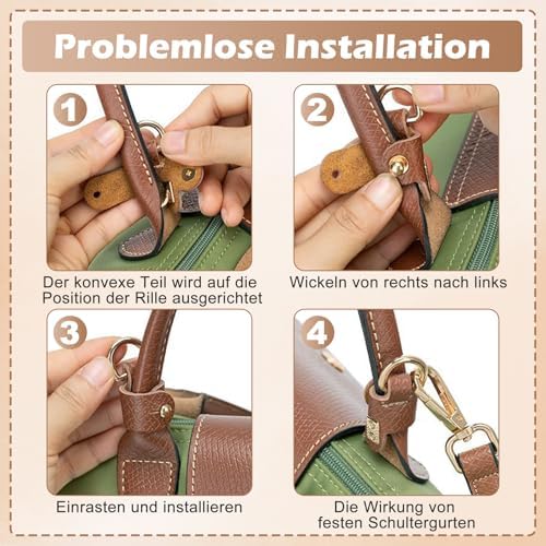 Vue 4 de Bandouliere Pour Sac Longchamp