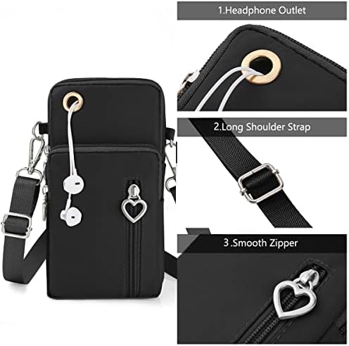 Vue 3 de Petit Sacoche Telephone Portable