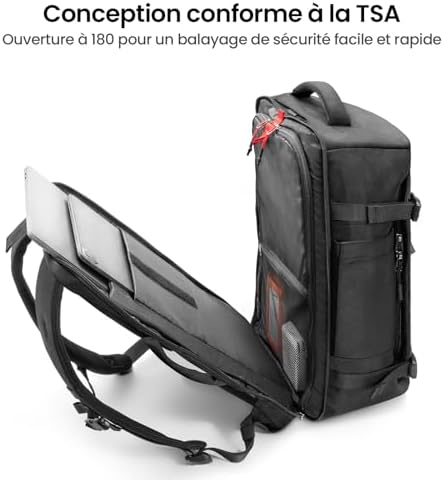 Vue 3 de Tomtoc Sac Dos