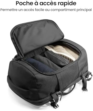 Vue 4 de Tomtoc Sac Dos