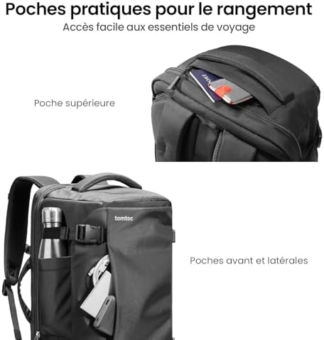 Vue 5 de Tomtoc Sac Dos