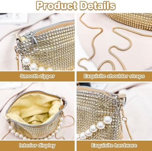 Vue 3 de Sac Paillettes Pour