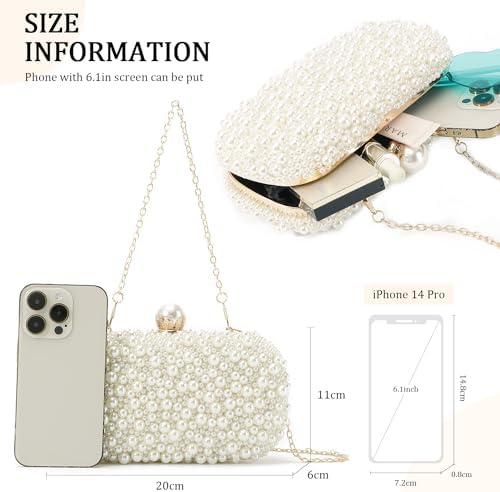 Vue 2 de Pochette Femme Perle Pochette