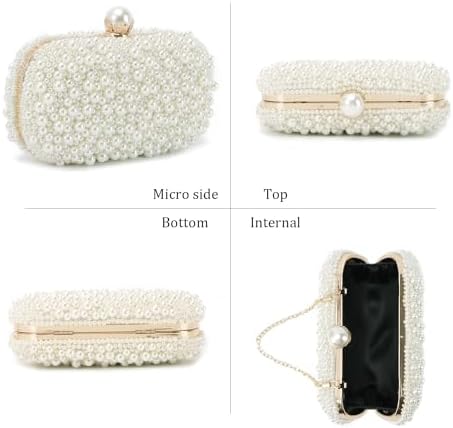 Vue 3 de Pochette Femme Perle Pochette