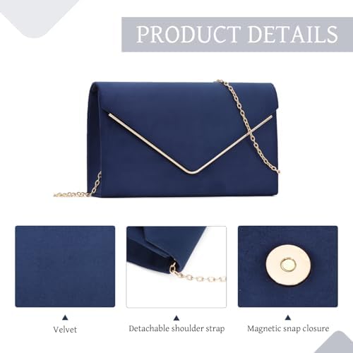 Vue 6 de Pochette En Velours Femmes