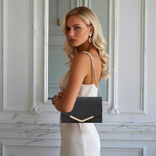 Vue 2 de Pochette Femme En Daim